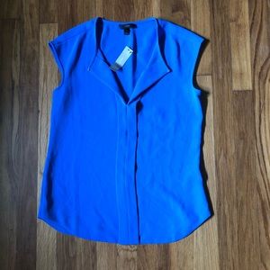 J Crew Blue Blouse